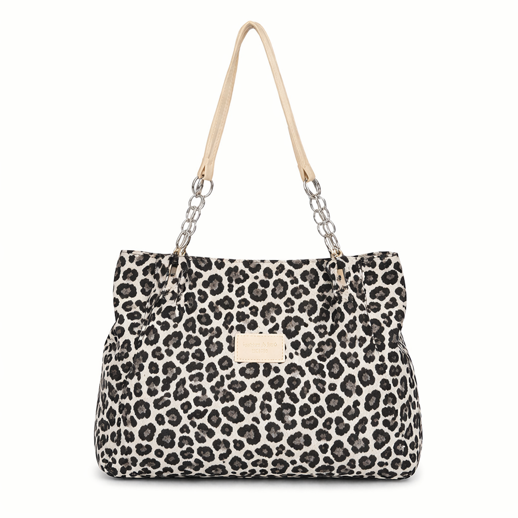 Luxurious Leopard Print Tote