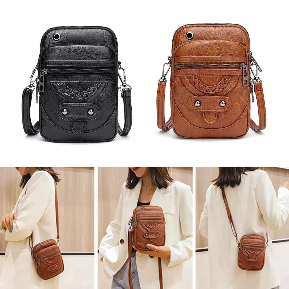 Irena | Classic Leather Vintage Bag