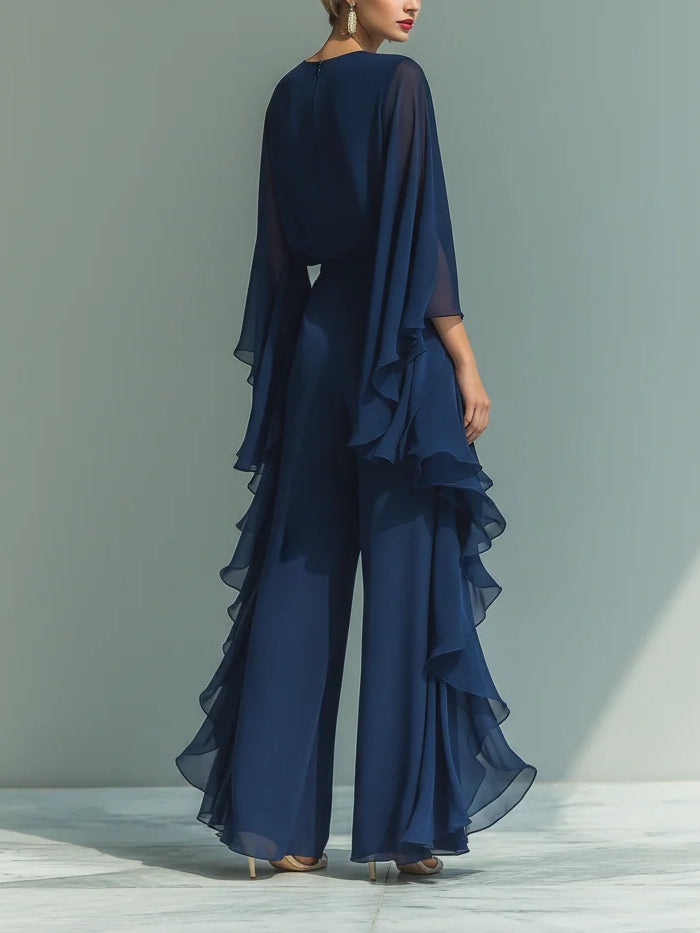 Aurelia | Chic Flowing Evening Jumpsuit