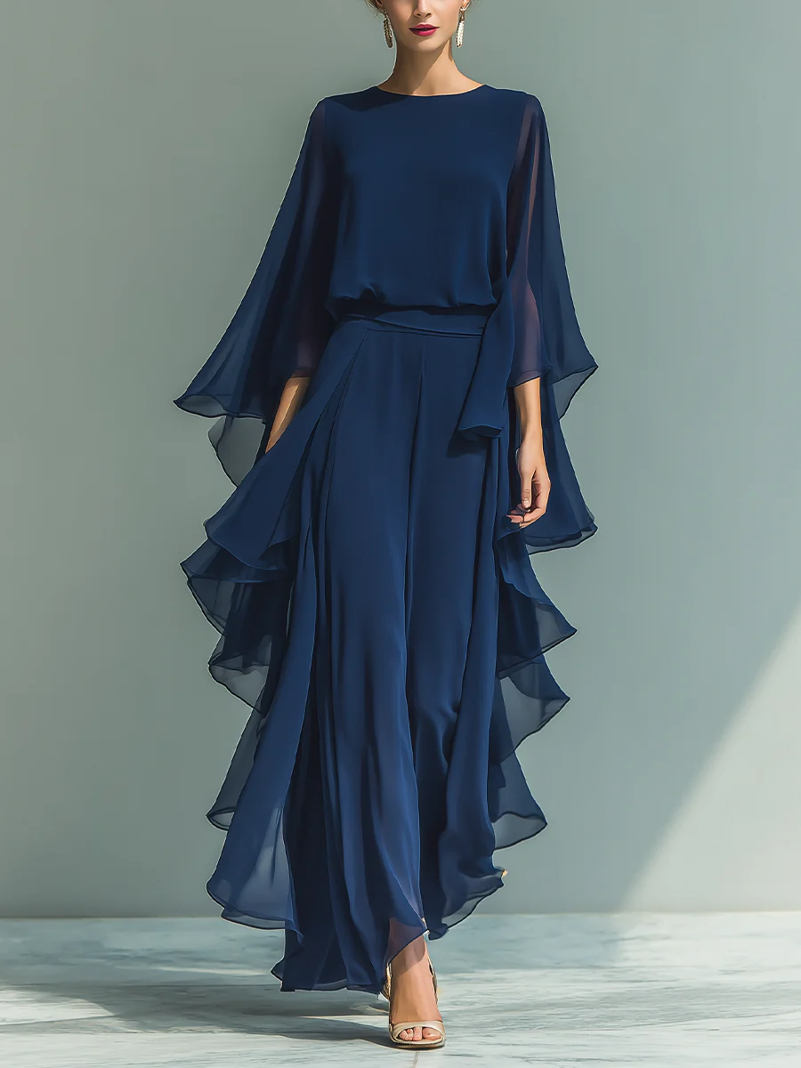 Aurelia | Chic Flowing Evening Jumpsuit