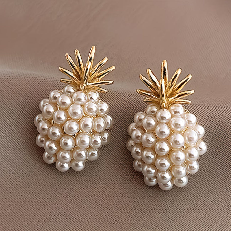 ANANIA | Pineapple Pearl Earrings