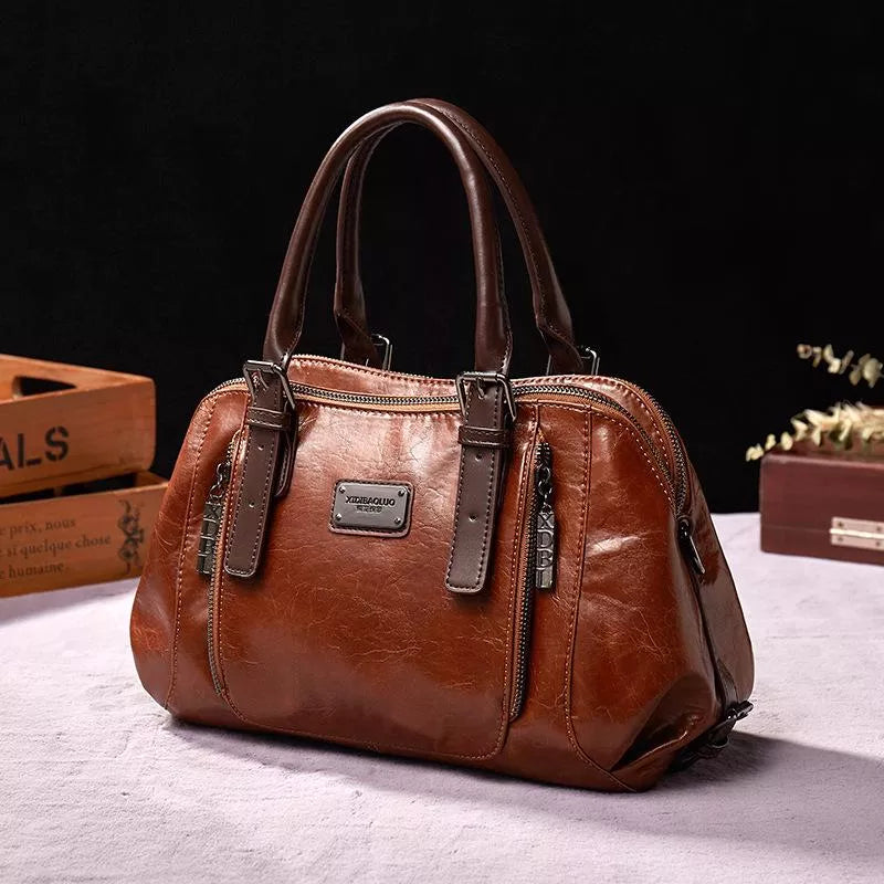 EVELINE | Stylish Leather Handbag