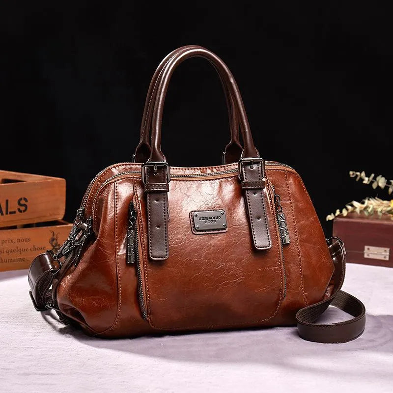 EVELINE | Stylish Leather Handbag