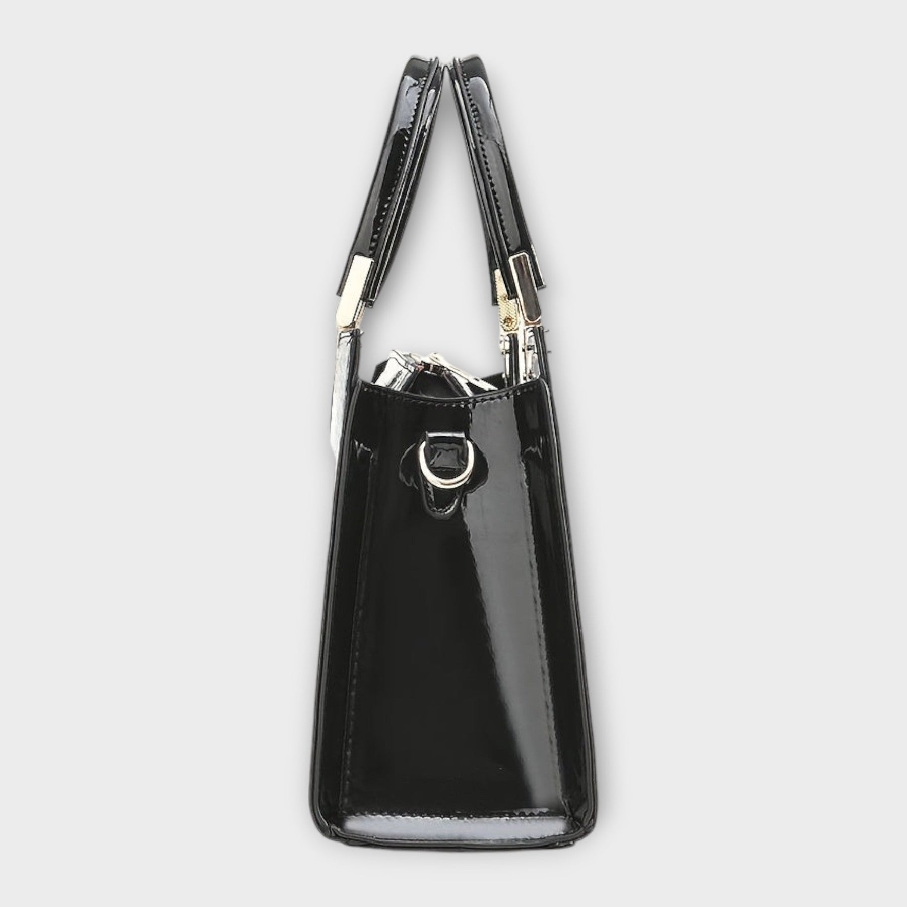 Maison Verdelle - Glossy Crocodile Print Handbag