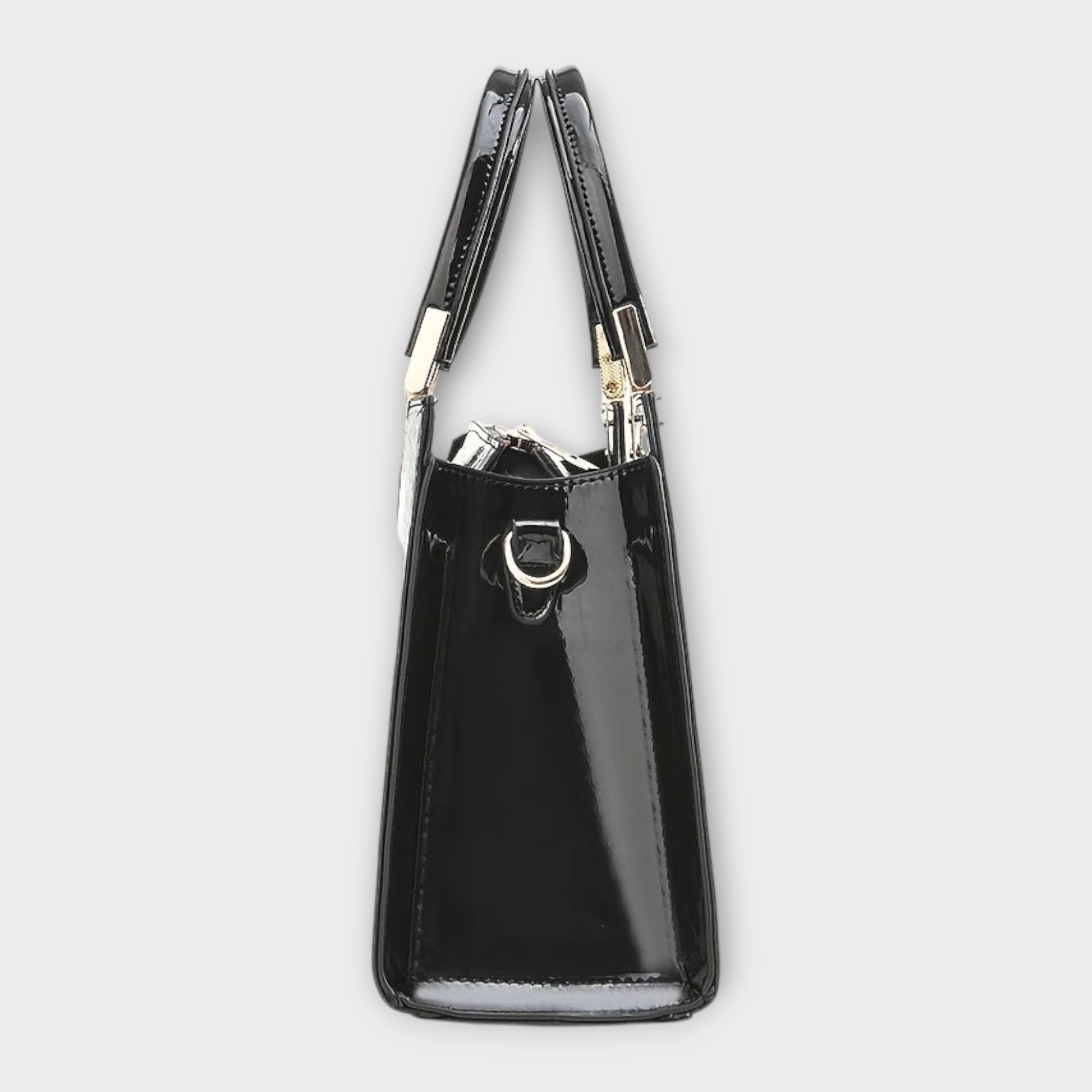 Maison Verdelle - Glossy Crocodile Print Handbag