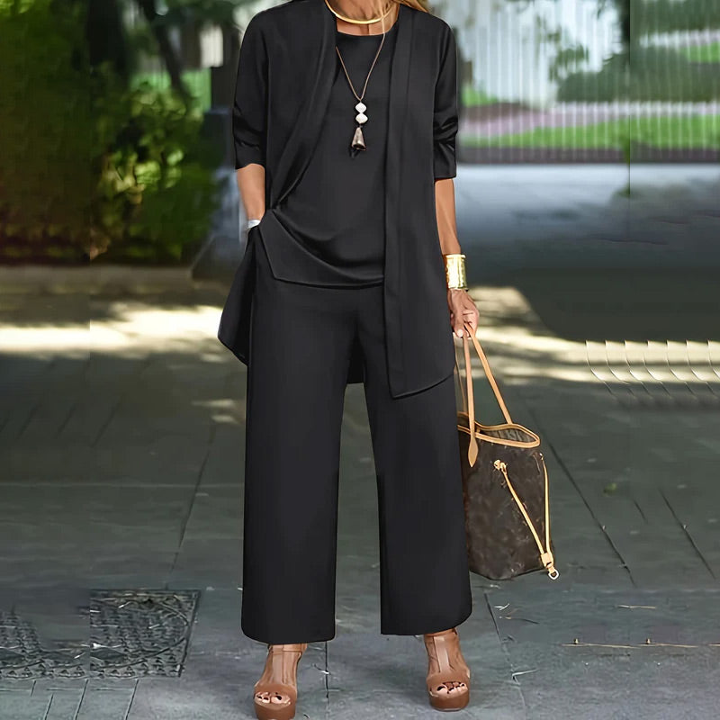 Kaevia™ – 3-Piece Relaxed Fit Lounge Ensemble