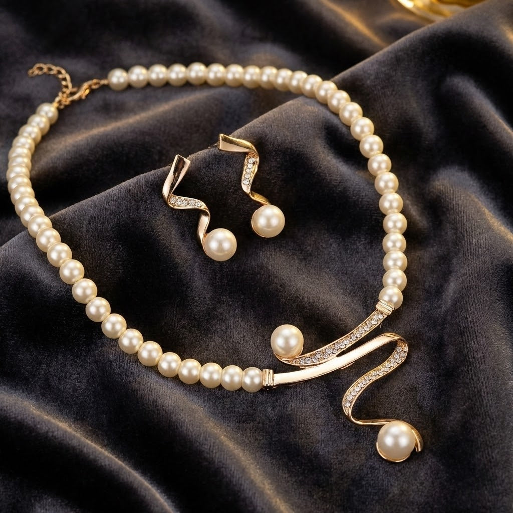 SERAPHINA | ELEGANT WAVES PEARL JEWELRY COLLECTION