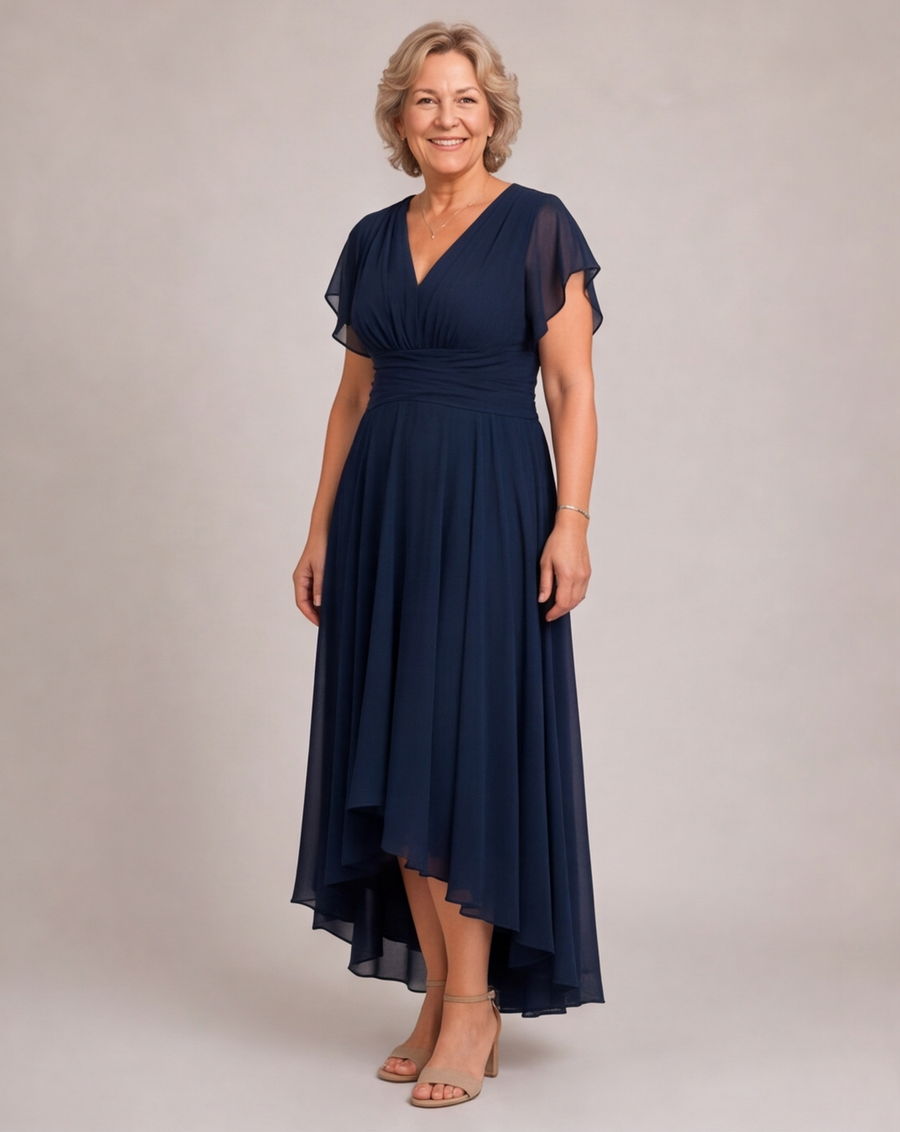 Christina™ | V-Neck A-Line Dress