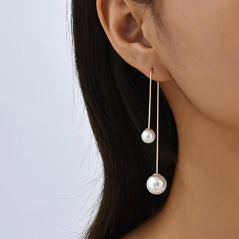 Lucenza | Dazzling Pearl Statement Earrings