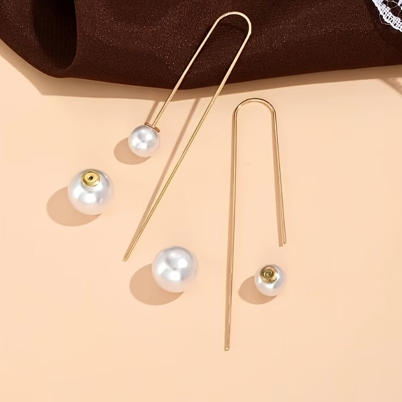 Lucenza | Dazzling Pearl Statement Earrings