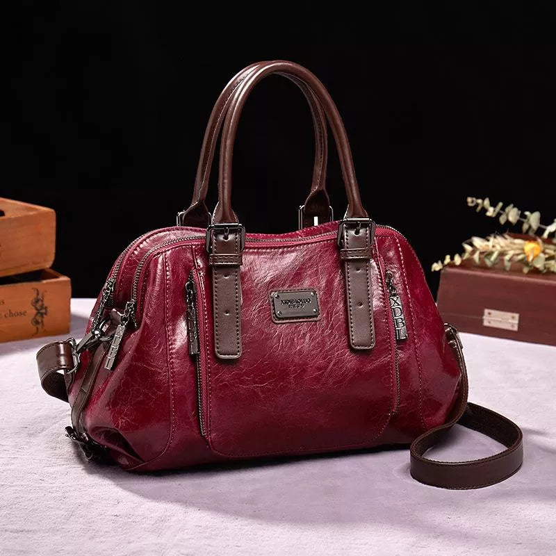 EVELINE | Stylish Leather Handbag