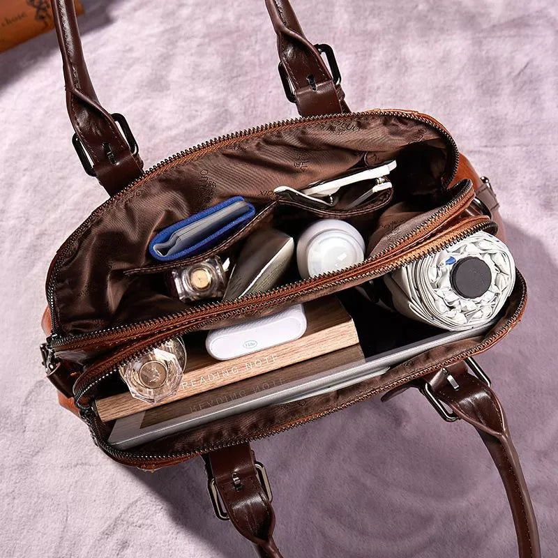 EVELINE | Stylish Leather Handbag