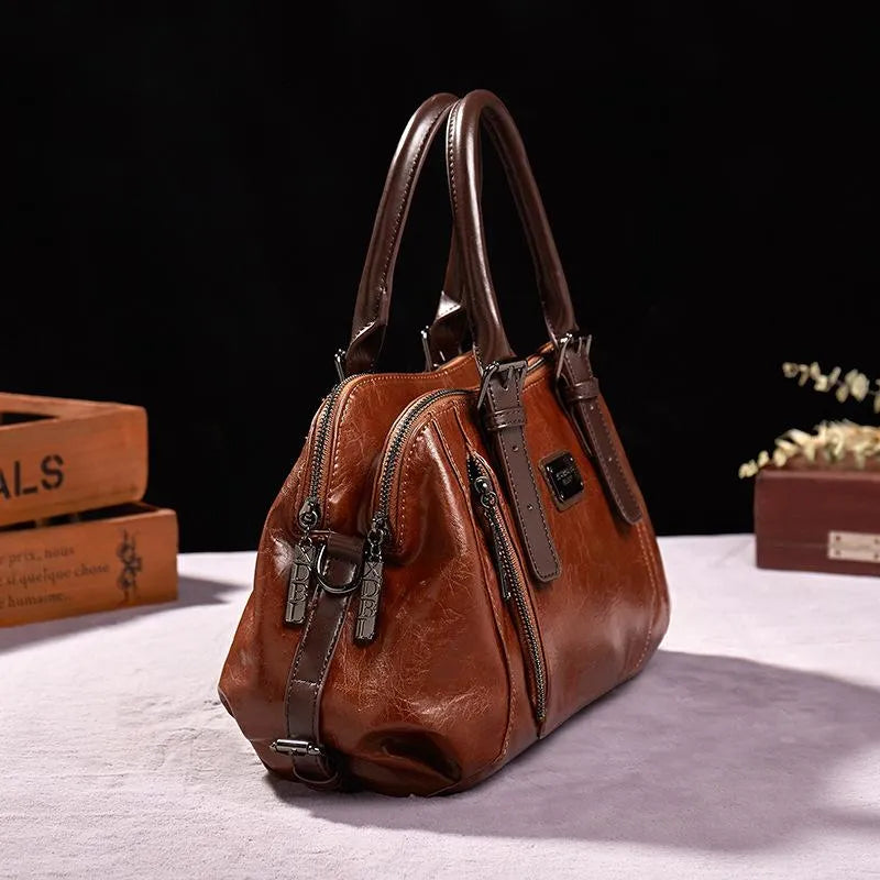 EVELINE | Stylish Leather Handbag