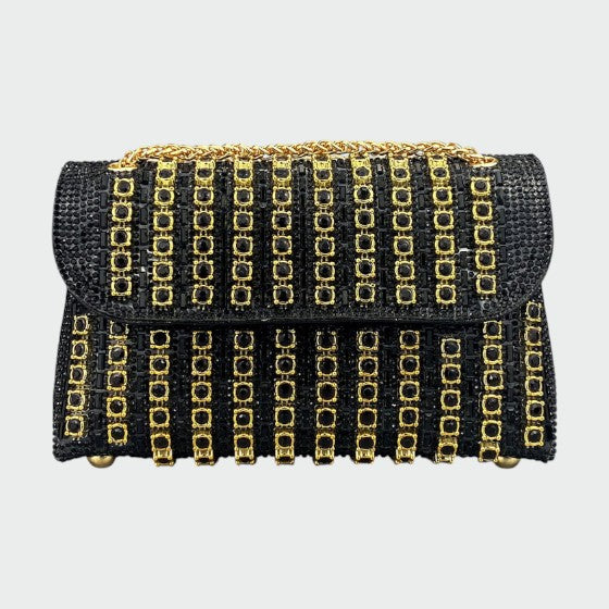 Laviera - Stylish Colored Diamond Chain Shoulder Bag