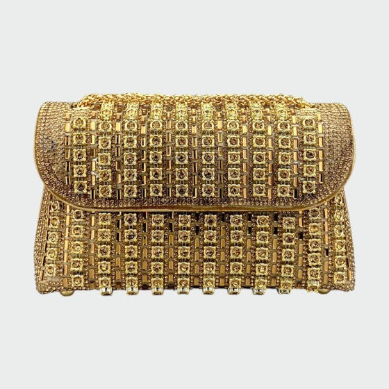 Laviera - Stylish Colored Diamond Chain Shoulder Bag