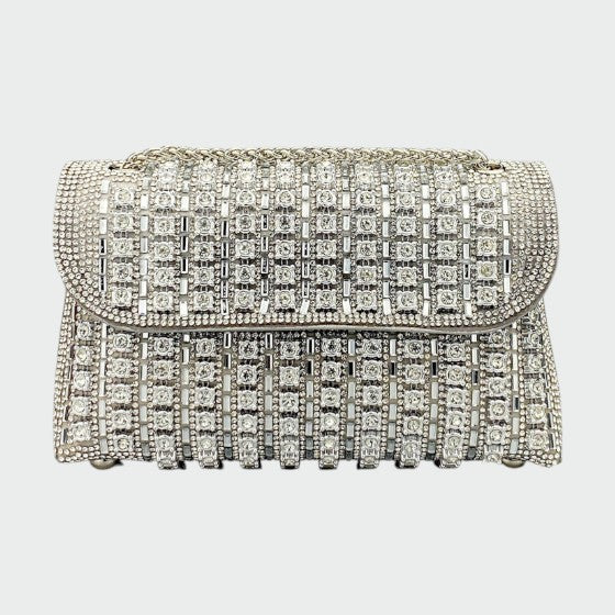 Laviera - Stylish Colored Diamond Chain Shoulder Bag