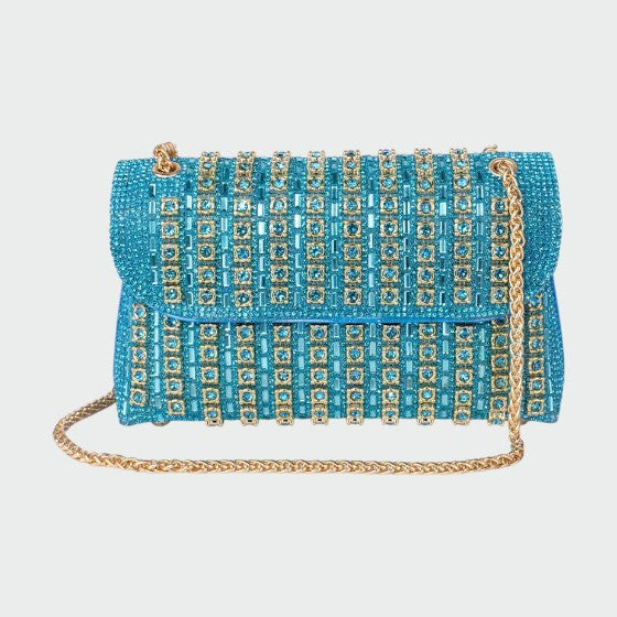 Laviera - Stylish Colored Diamond Chain Shoulder Bag