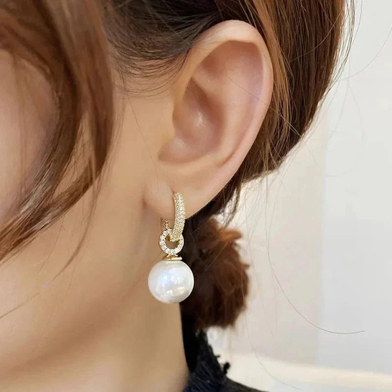 LUCIANA | Stunning Pearl Earrings
