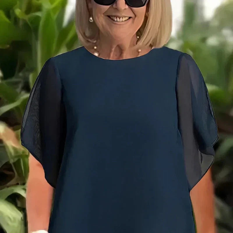Beatrice | Chic Palazzo Blouse and Trousers Ensemble